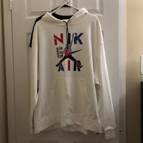 NWT Nike Air Jordan Hoodie in White w/ Jumpman - Picture 10 of 13